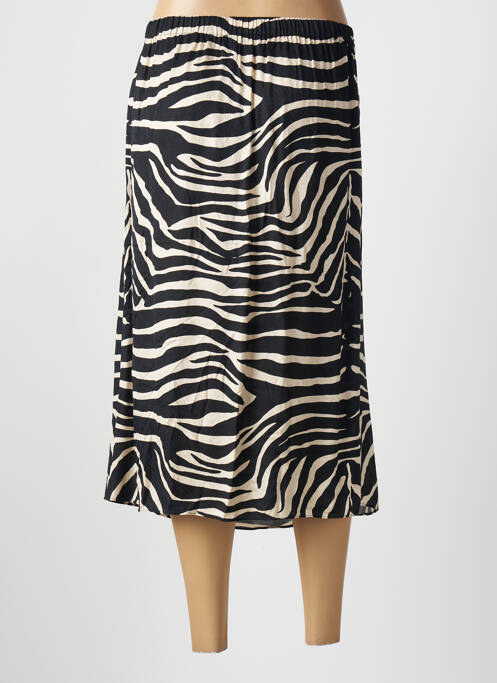 Jupe mi-longue noir IDANO pour femme