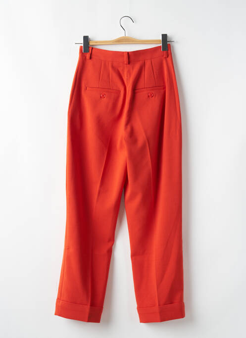 Pantalon droit orange IDANO pour femme