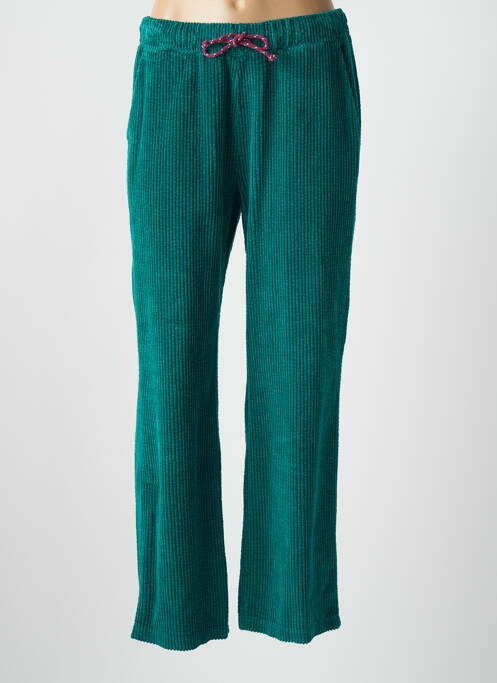 Pantalon droit vert DROLATIC pour femme