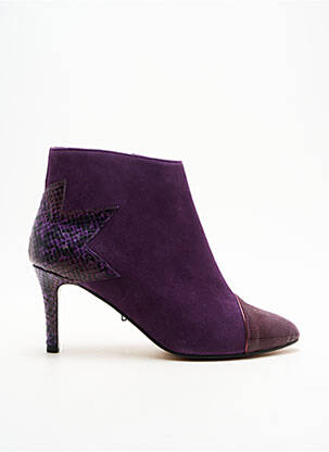 Bottines/Boots violet CRÉATIS pour femme