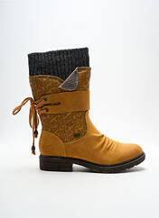 Bottines/Boots jaune RIEKER pour femme seconde vue