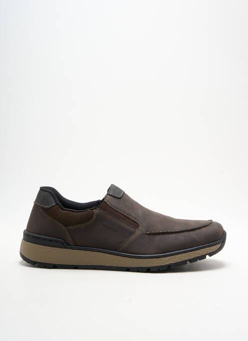 Slip ons marron RIEKER pour homme