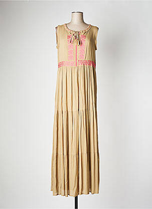 Robe longue sans manche sans manche vert PENNYBLACK femme