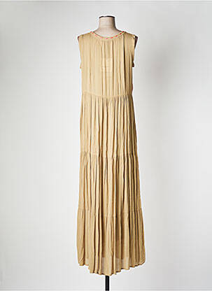 Robe longue sans manche sans manche vert PENNYBLACK femme