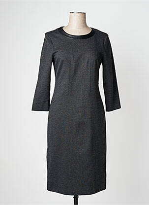 Robe mi-longue manches 3/4 manches 3/4 gris PENNYBLACK femme