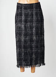 Jupe mi-longue coupe droite noir GERARD DAREL femme