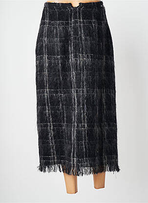 Jupe mi-longue coupe droite noir GERARD DAREL femme