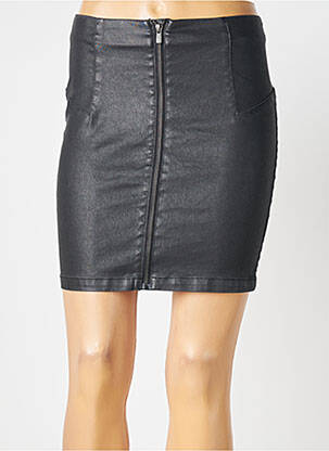 Jupe courte taille normale noir IKKS femme