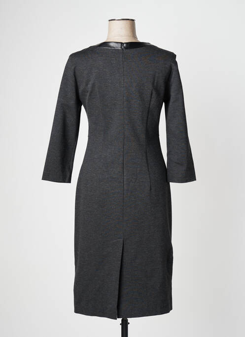 Robe mi-longue manches 3/4 manches 3/4 gris PENNYBLACK femme