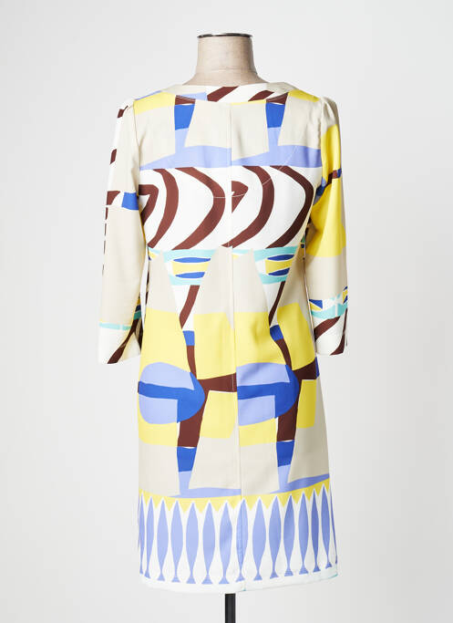 Robe mi-longue jaune PLATINE COLLECTION pour femme