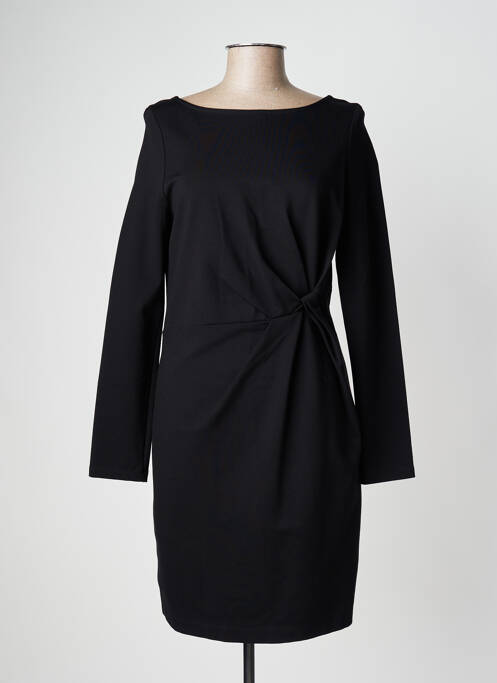 Robe mi-longue noir IKKS pour femme