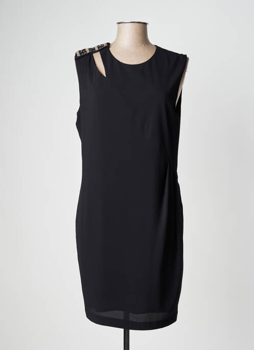 Robe mi-longue noir IKKS pour femme