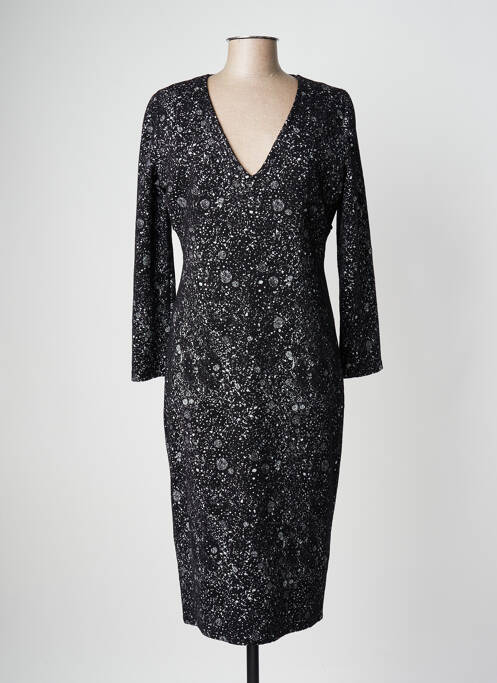 Robe mi-longue noir ISABEL DE PEDRO pour femme