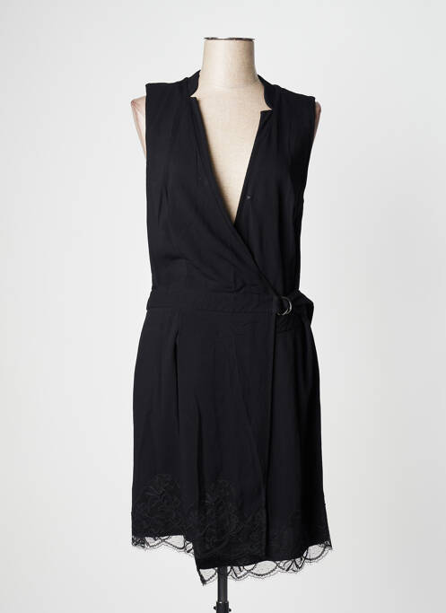 Robe mi-longue noir ONE STEP pour femme