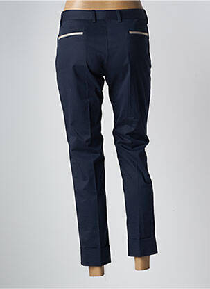 Pantalon 7/8 stretch taille basse bleu QUIET femme