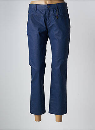 Pantalon 7/8 stretch taille normale bleu ONE STEP femme