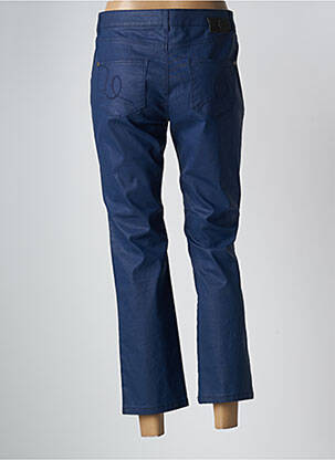 Pantalon 7/8 stretch taille normale bleu ONE STEP femme