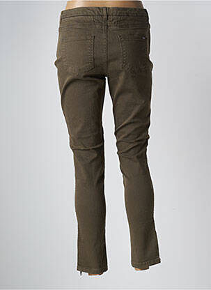 Pantalon slim stretch taille normale vert IKKS femme