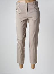 Pantalon 7/8 stretch taille normale beige GERARD DAREL femme