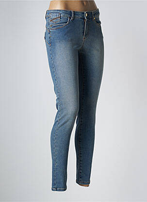 Jeans coupe slim bleu ONE STEP pour femme