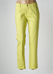 Pantalon droit vert ONE STEP pour femme seconde vue