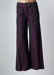 Pantalon large violet ZAPA pour femme seconde vue