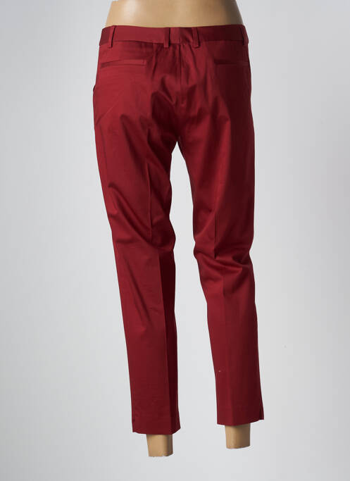 Pantalon 7/8 stretch taille normale rouge QUIET femme