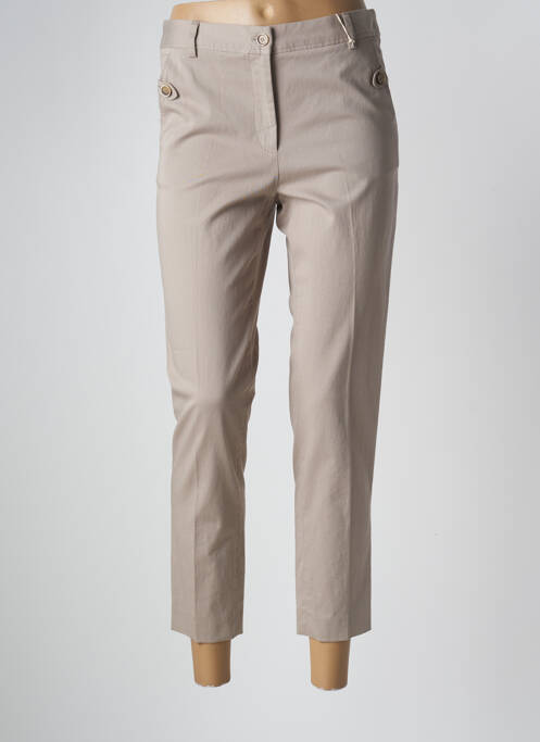 Pantalon 7/8 stretch taille normale beige GERARD DAREL femme