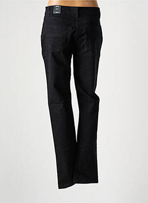 Pantalon slim tissage popeline taille normale noir JENSEN femme