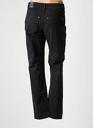 Pantalon droit stretch taille normale noir JENSEN femme