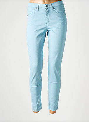 Pantalon 7/8 stretch taille normale bleu LCDN femme