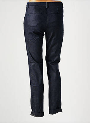 Jeans coupe slim tissage brut taille normale bleu NEW MAN femme