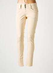 Pantalon slim beige VERO MODA pour femme seconde vue