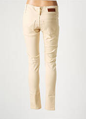 Pantalon slim beige VERO MODA pour femme seconde vue