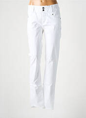 Pantalon slim blanc JENSEN pour femme seconde vue