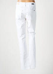 Pantalon slim blanc JENSEN pour femme seconde vue