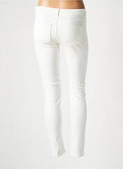 Pantalon slim blanc VERO MODA pour femme seconde vue