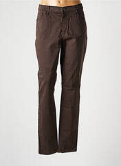 Pantalon slim marron LCDN pour femme seconde vue