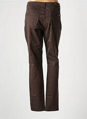 Pantalon slim marron LCDN pour femme seconde vue