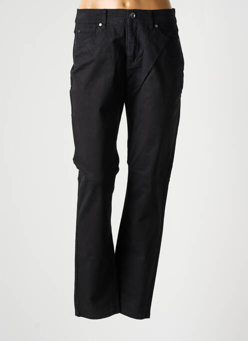 Pantalon droit stretch taille normale noir JENSEN femme