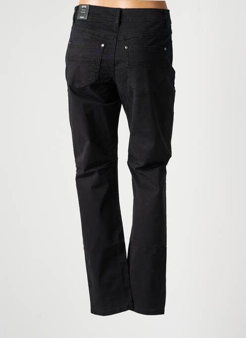 Pantalon droit stretch taille normale noir JENSEN femme