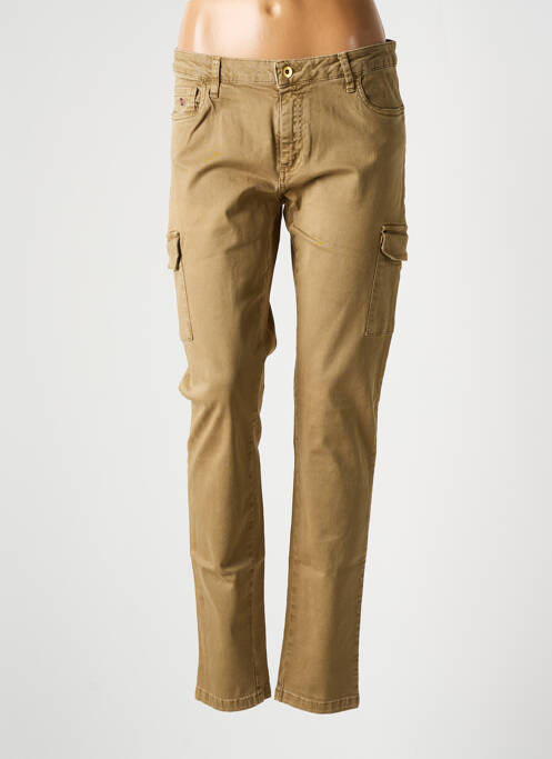 Pantalon cargo beige LCDN pour femme