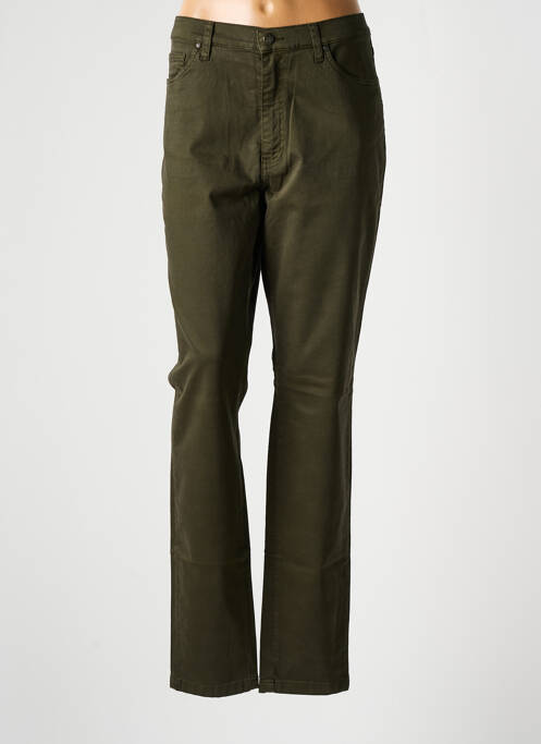 Pantalon droit vert LCDN pour femme