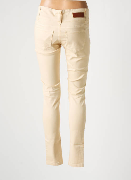 Pantalon slim beige VERO MODA pour femme