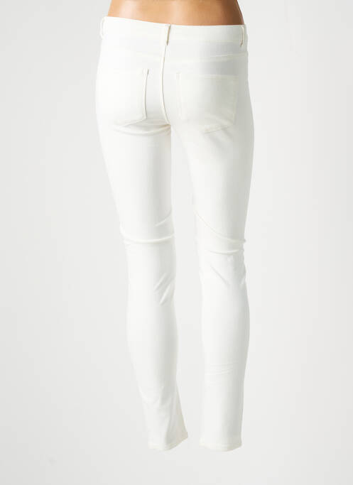Pantalon slim blanc VERO MODA pour femme