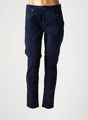 Pantalon slim poches bleu JENSEN femme