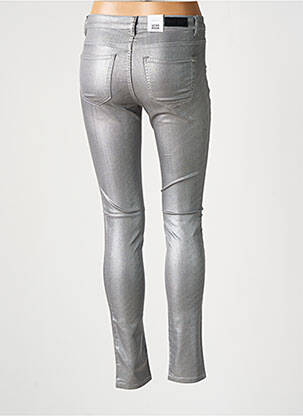 Pantalon 7/8 stretch taille normale argent VERO MODA femme