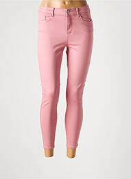Pantalon 7/8 stretch taille normale rose VERO MODA femme