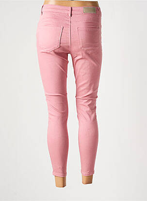 Pantalon 7/8 stretch taille normale rose VERO MODA femme