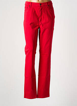 Pantalon droit poches rouge LCDN femme
